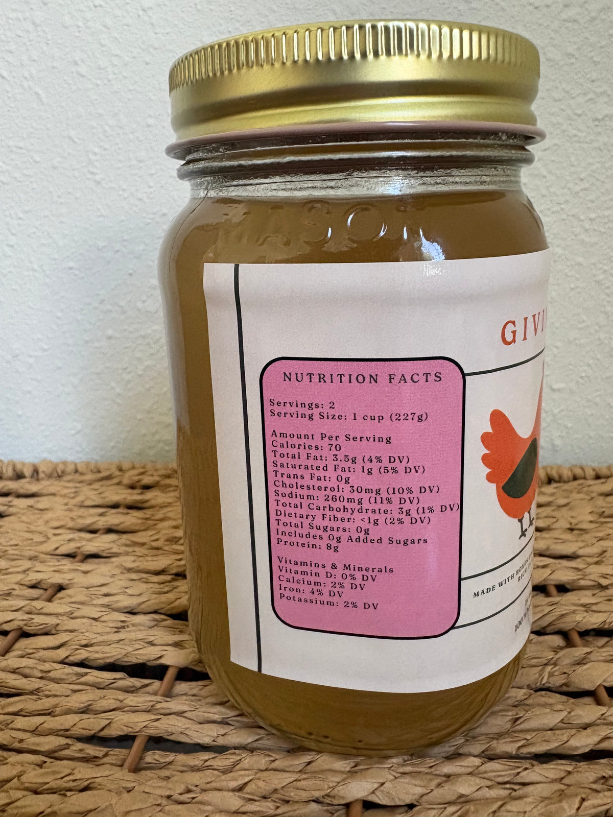 Organic Chicken Bone Broth