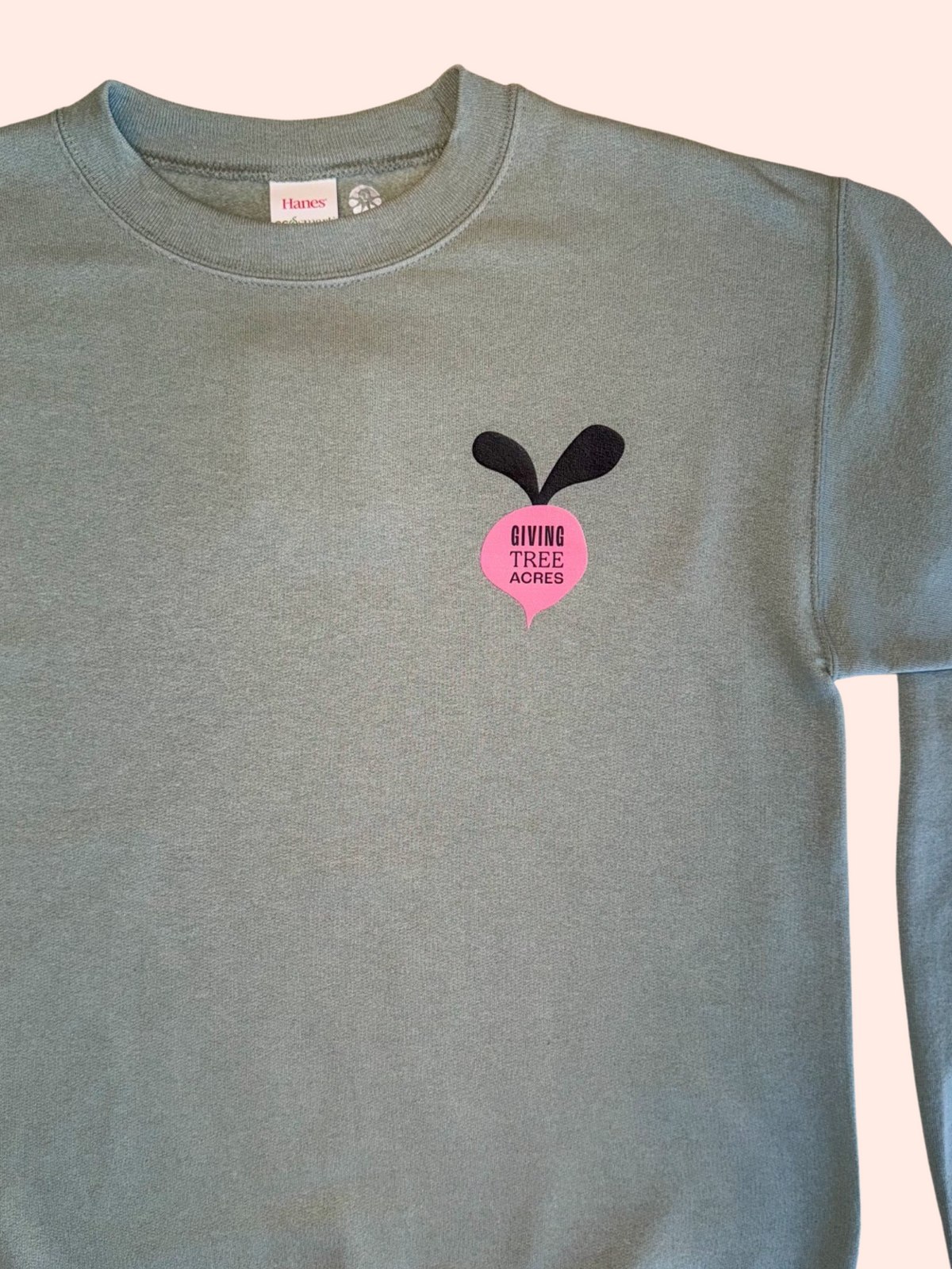 Giving Tree Acres Lightweight Crewneck Sweatshirt - Stonewashed Green