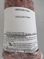 Pasture-Raised Ground Pork (Non-GMO, Corn & Soy-Free)