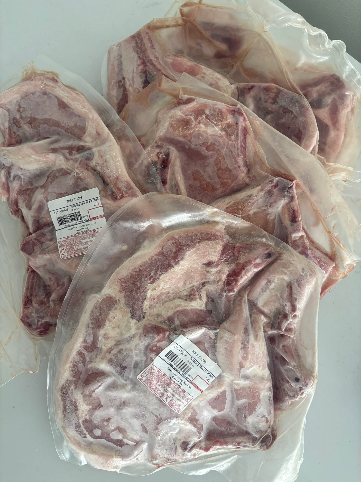 Pasture-Raised Bone-In Pork Loin Chops (Non-GMO, Corn & Soy-Free)