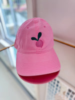 Pink Embroidered Radish Hat