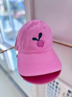 Pink Embroidered Radish Hat