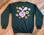 Flower Power Lightweight Crewneck Sweatshirt